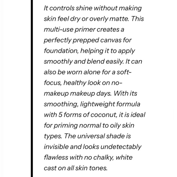 NIB Marc Jacobs Under(Cover) Blurring Coconut Face Primer in 31 Blur-Fection - Picture 4 of 8